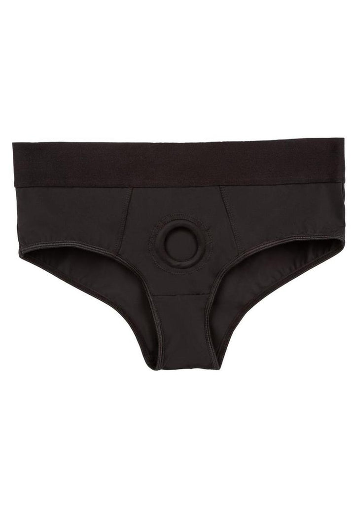 Her Royal Harness Backless Brief - Black - 3XLarge/XXLarge