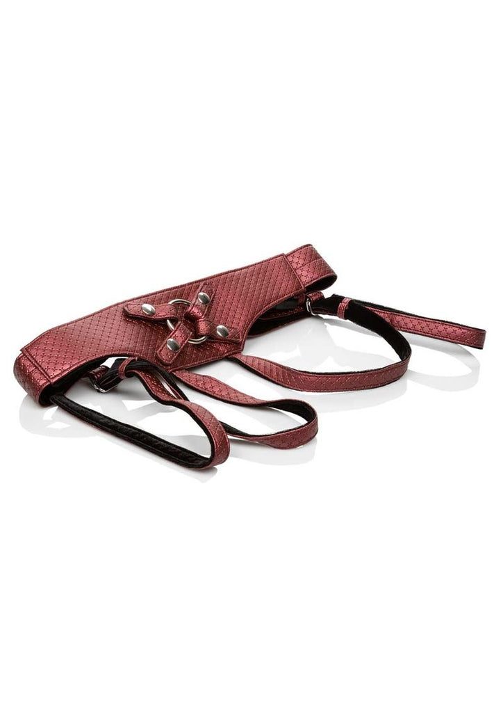 Her Royal Harness The Regal Empress Adjustable Harness - Red