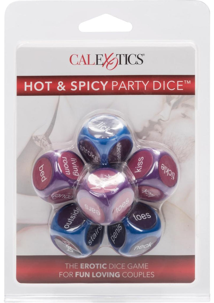 Hot and Spicy Party Dice - Multicolor