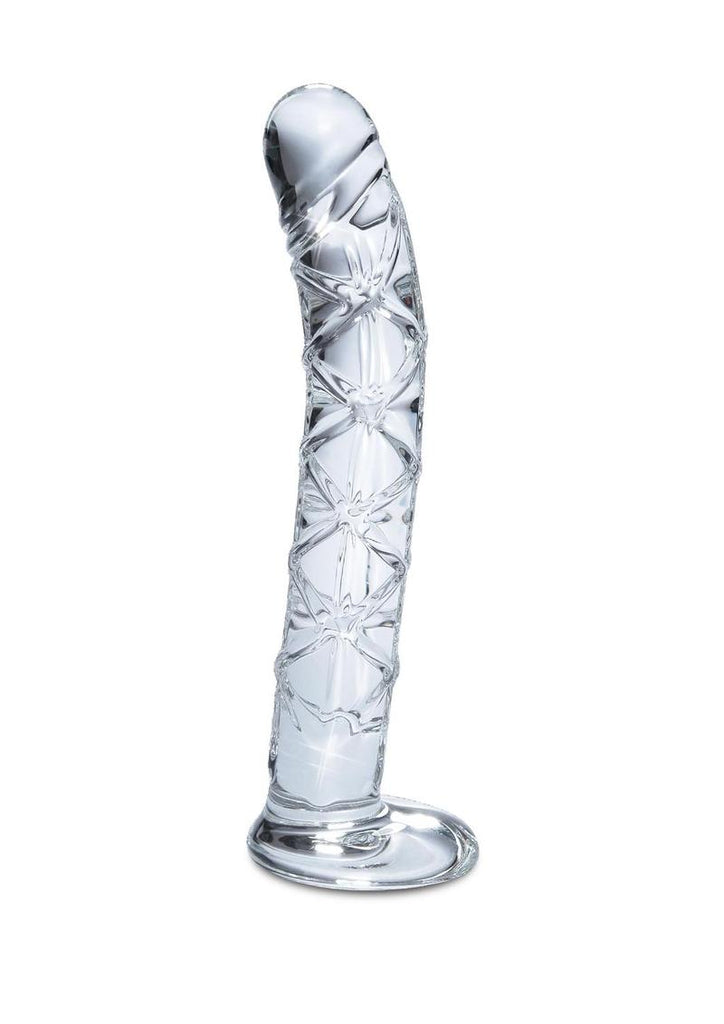 Icicles No. 60 Glass G-Spot and P-Spot Dildo - Clear - 6in