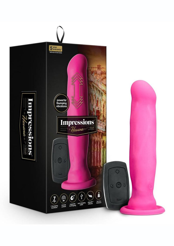 Impressions Havana Rechargeable Silicone Vibrator - Pink