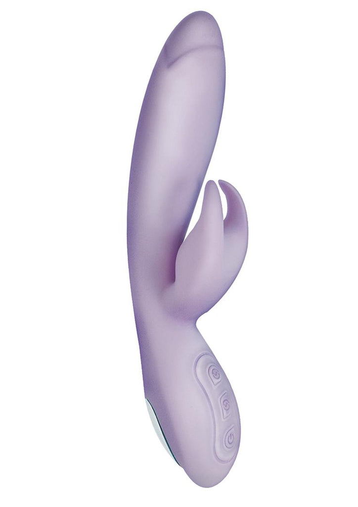 Infinitt Pleasure Massager Silicone Rechargeable Vibrator - Lavender/Purple