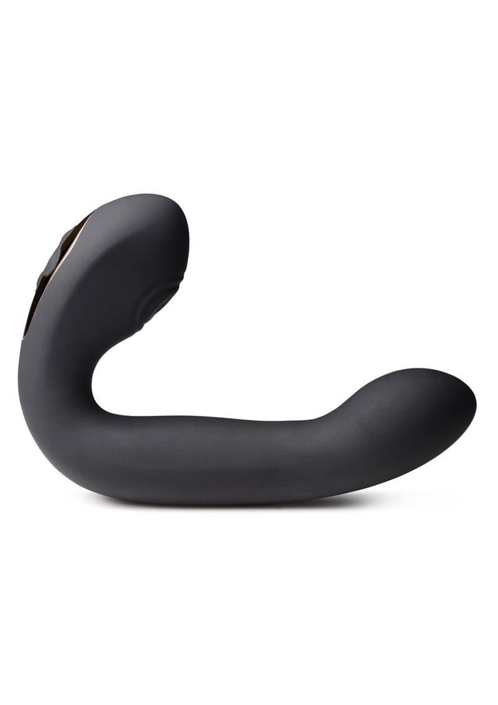 Inmi Power Shake Come Hither Rechargeable Silicone Stimulator - Black