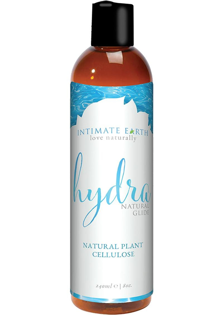 Intimate Earth Hydra Organic Water Based Glide Lubricant - Natural Plant Cellulose - 8oz