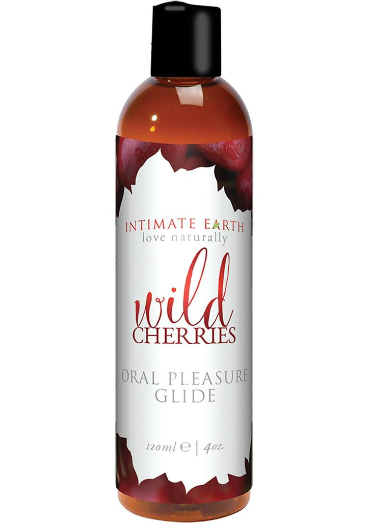 Intimate Earth Oral Pleasure Glide Lubricant Wild Cherries - 4oz
