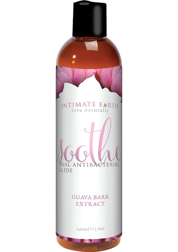 Intimate Earth Soothe Antibacterial Anal Glide Lubricant Guava Bark Extract - 8oz