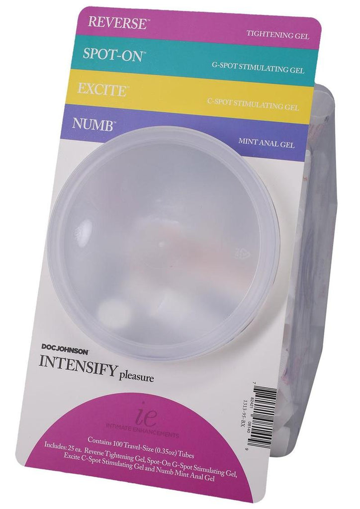 Intimate Enhancements Intensify Pleasure Creams - 0.35oz - 100 Per Bowl