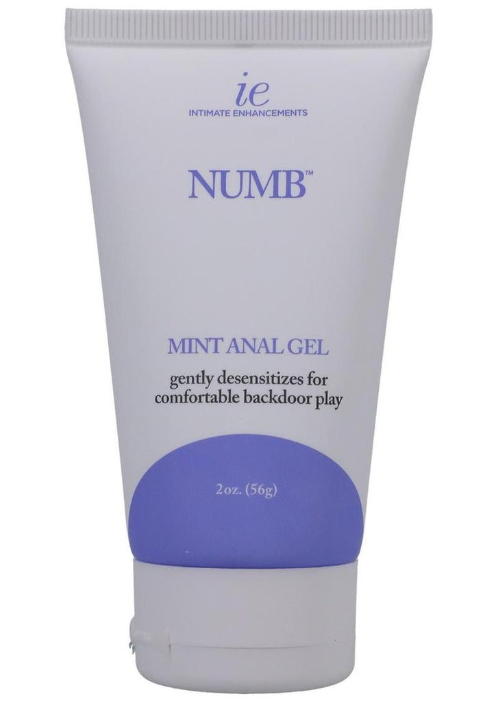 Intimate Enhancements Numb Anal Gel - Mint - 2oz - Boxed