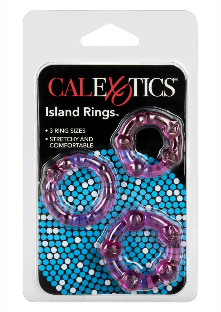 Island Rings Cock Rings - Pink - 3 Piece Set