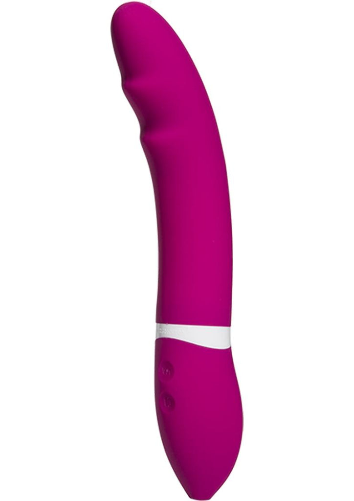 iVibe Select Silicone iBend USB Rechargeable Vibrator Waterproof - Pink - 9in