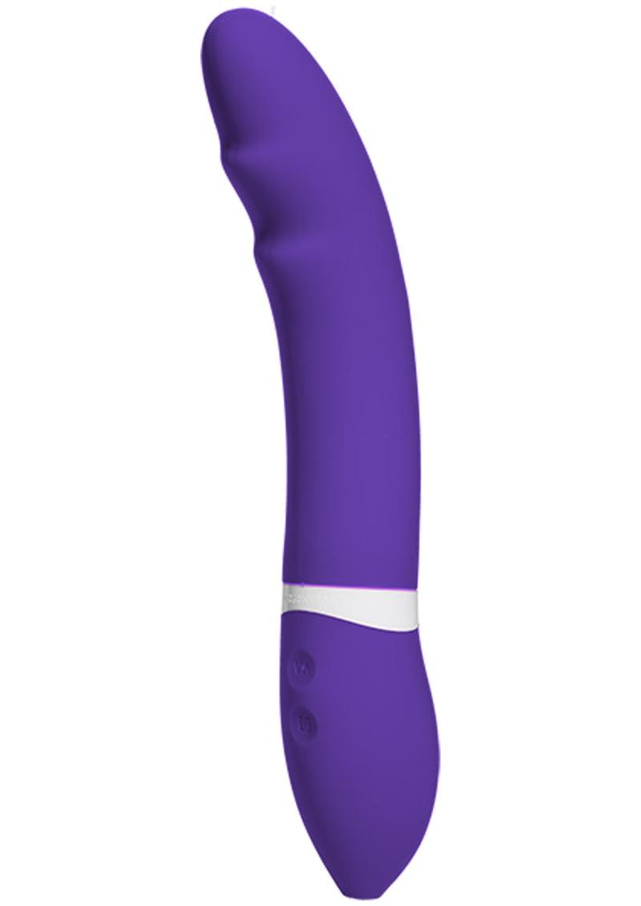 iVibe Select Silicone iBend USB Rechargeable Vibrator Waterproof - Purple - 9in