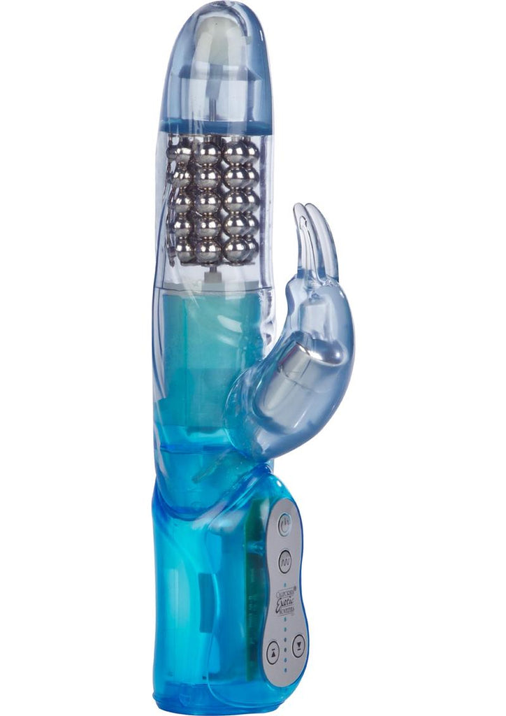 Jack Rabbit Advanced Beaded Rabbit Vibrator - Blue