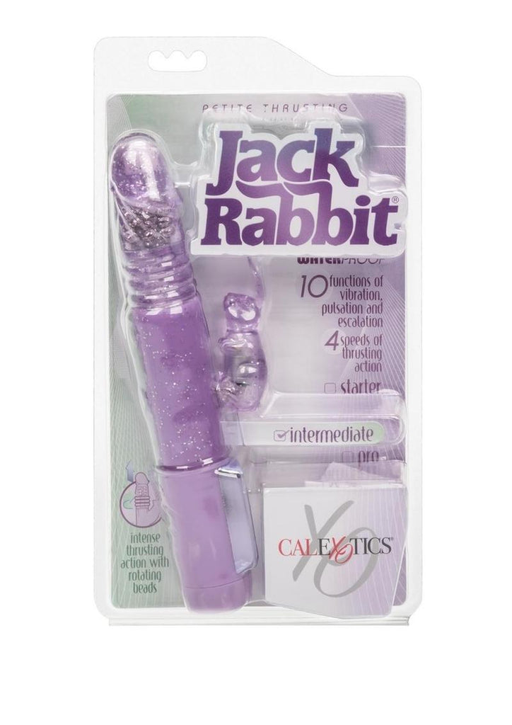 Jack Rabbit Petite Thrusting Rabbit Vibrator - Purple