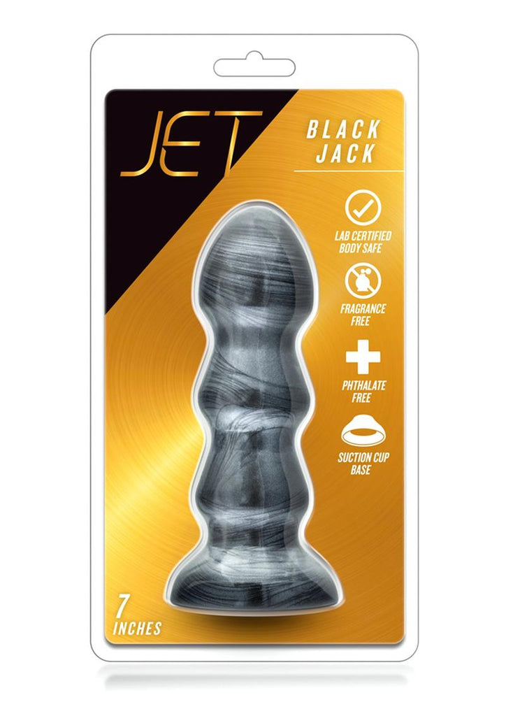 Jet Black Jack Butt Plug - Carbon Metallic - Black