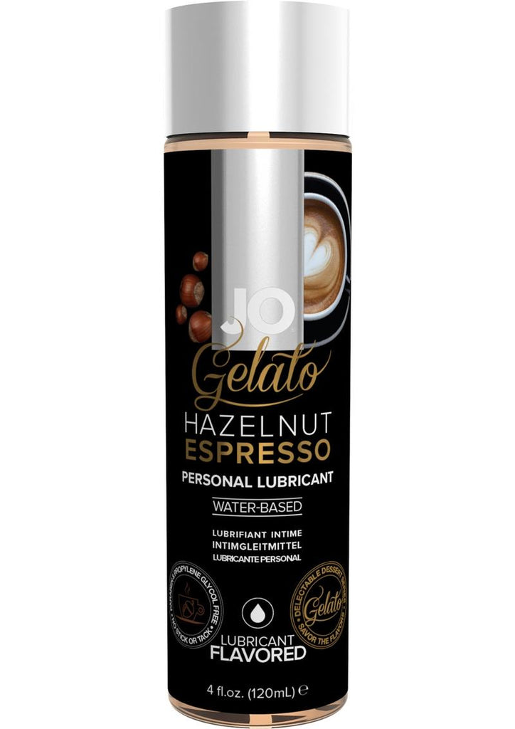 JO Gelato Water Based Flavored Lubricant Hazelnut Espresso - 4oz