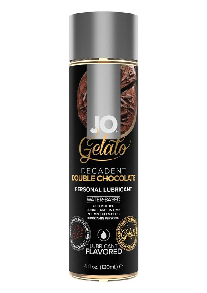 JO Gelato Water Based Lubricant Decadent Double Chocolate - Chocolate - 4oz
