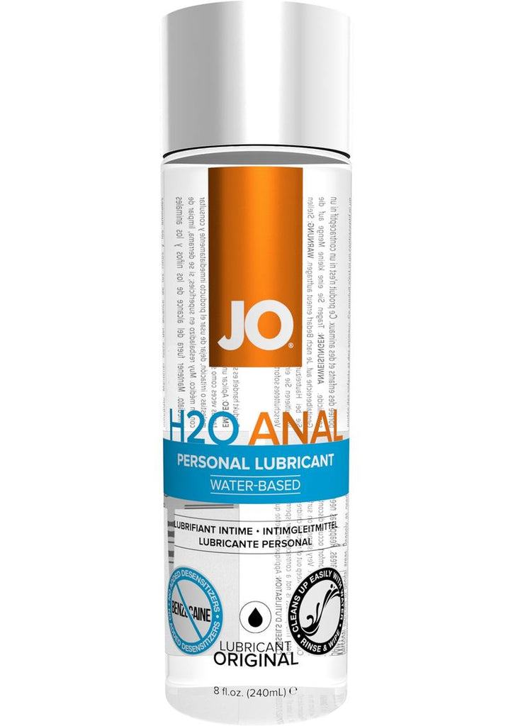 JO H2o Anal Water Based Lubricant - 8oz