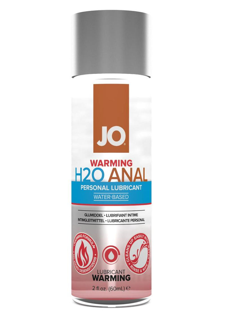 JO H2o Anal Water Based Warming Lubricant - 2oz