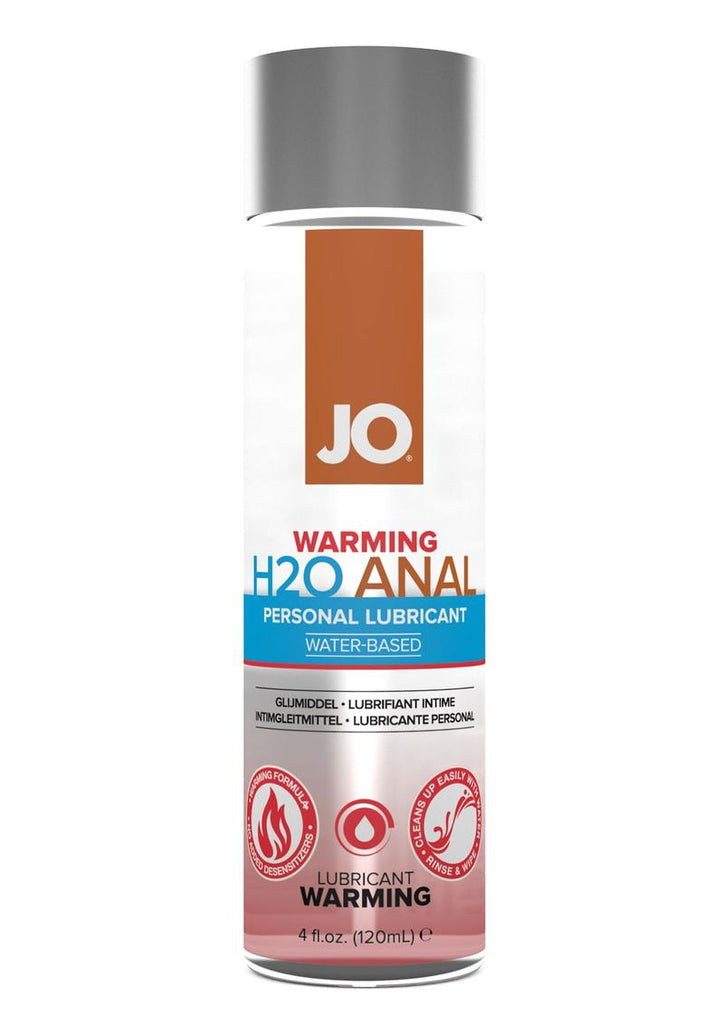 JO H2o Anal Water Based Warming Lubricant - 4oz