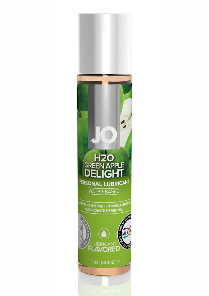 JO H2o Water Based Flavored Lubricant Green Apple Delight - 1oz