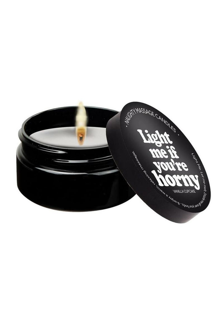 Kama Sutra Naughty Massage Candle Light Me If You're Horny - 2oz