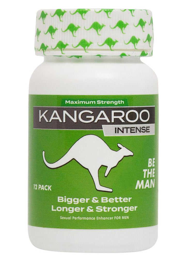 Kangaroo Green Maximum Strength Sexual Enhancement Pill For Men - Green - 12 Pack