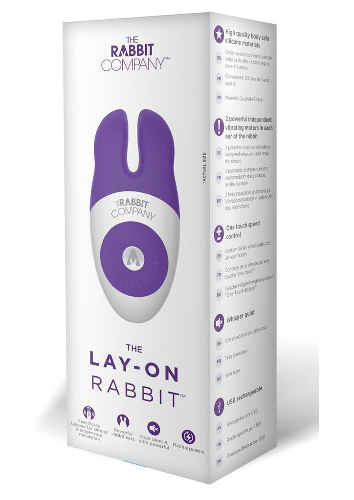 Lay-On Rabbit - Purple
