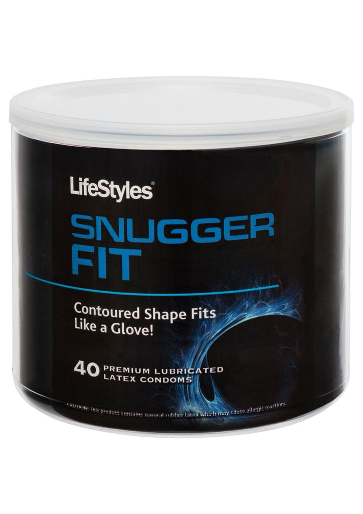 LifeStyles Snugger Fit 40 Premium Lubricated Latex Condoms - Bowl