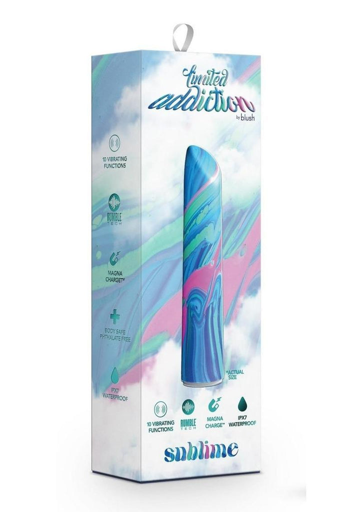 Limited Addiction Sublime Rechargeable Power Vibrator - Alexandrite/Green