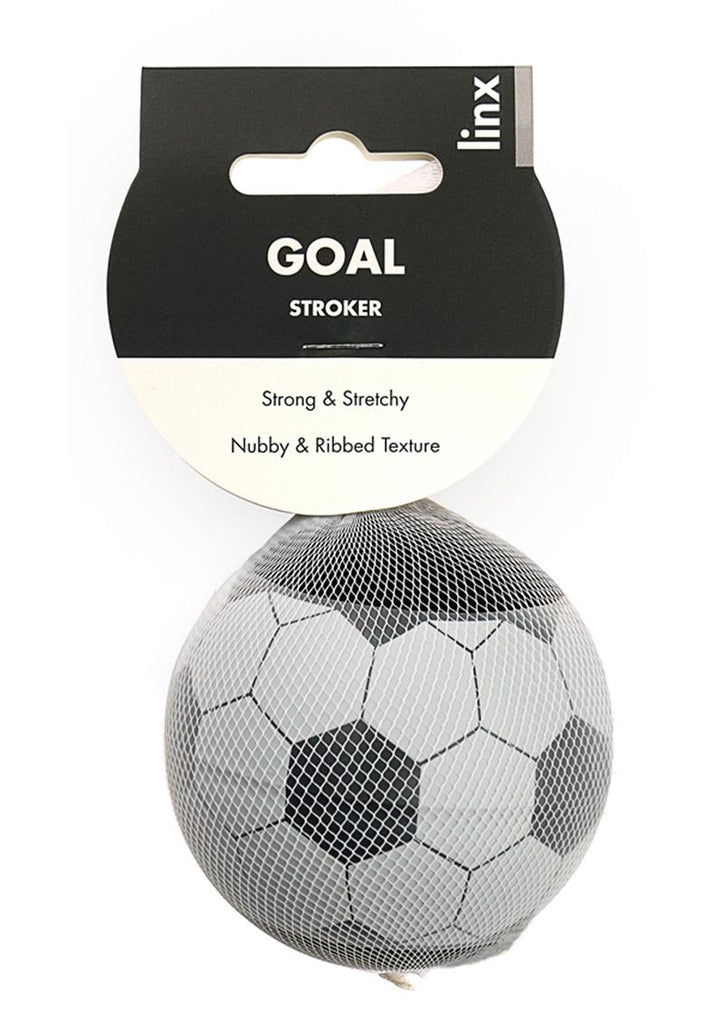 Linx Goal Stroker Ball Masturbator - Black/Clear