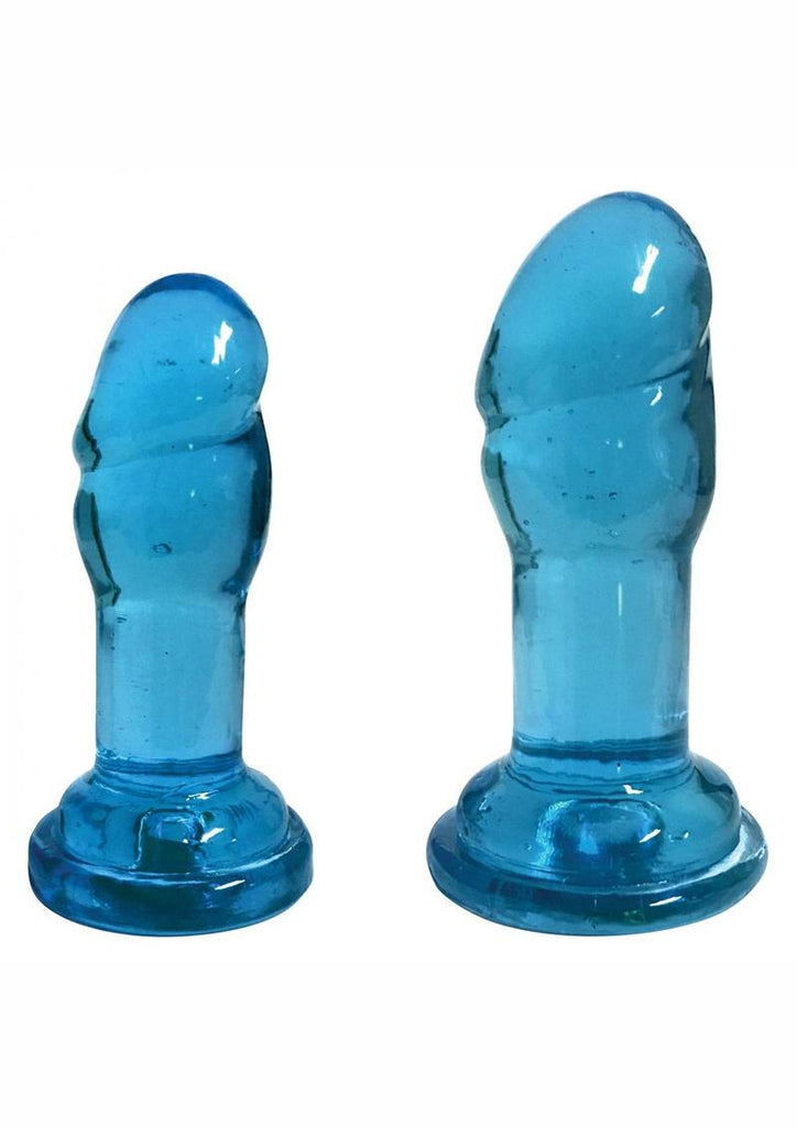 Lollicock Slim Sticks Duo Butt Plugs - Berry/Blue