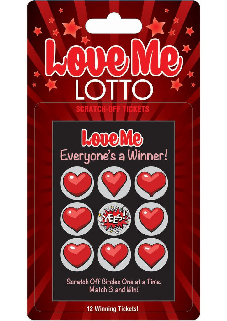 Love Me Lotto Scratch Off Tickets - 12 Per Pack