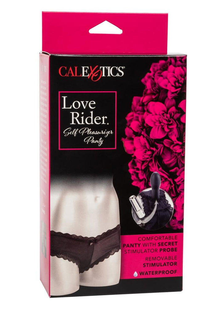 Love Rider Panty Vibe Self Pleasurizer Vibrating Panty - Black
