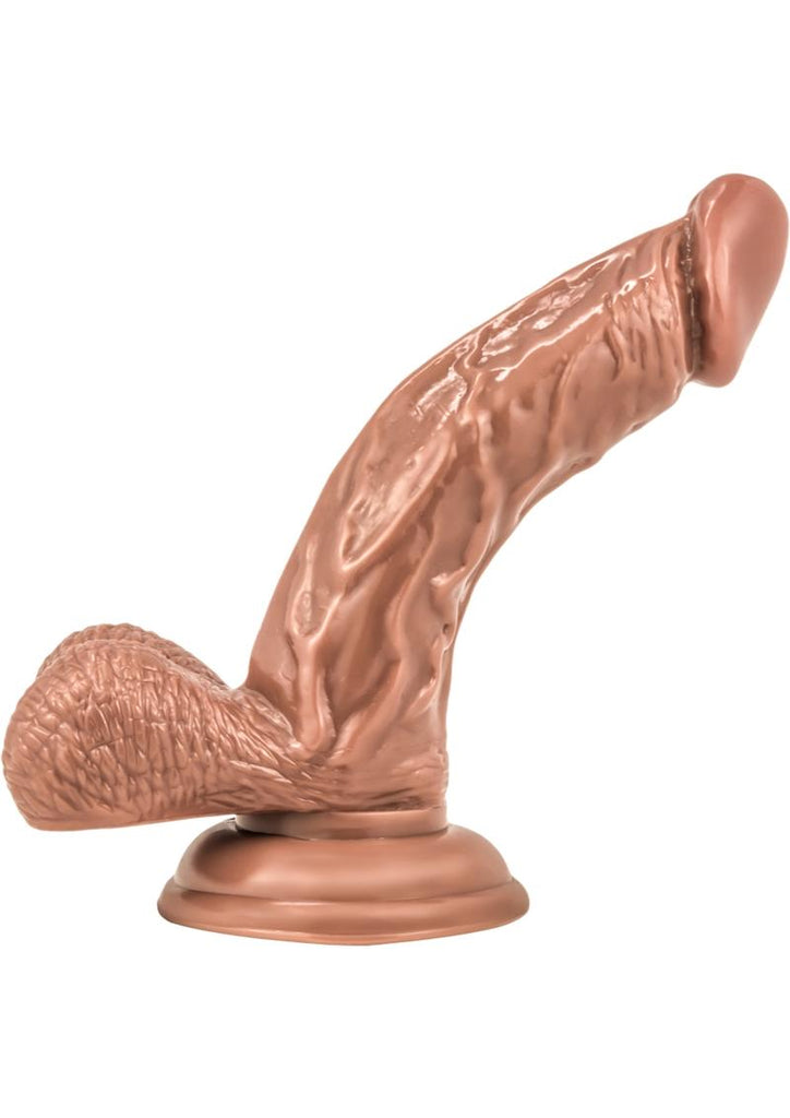 Loverboy Papito Dildo with Balls - Caramel/Flesh - 6.5in