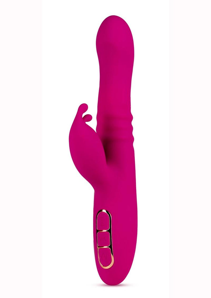 Lush Kira Rechargeable Silicone Rabbit Vibrator - Velvet - Pink
