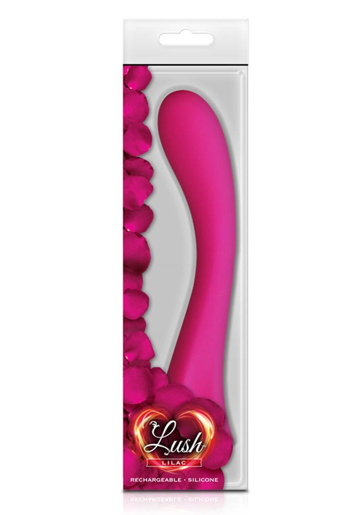 Lush Lilac Rechargeable Silicone Vibrator - Pink