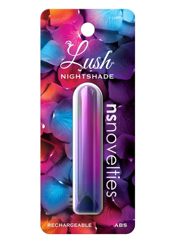 Lush Nightshade Rechargeable Petite Vibrator - Multicolor/Rainbow