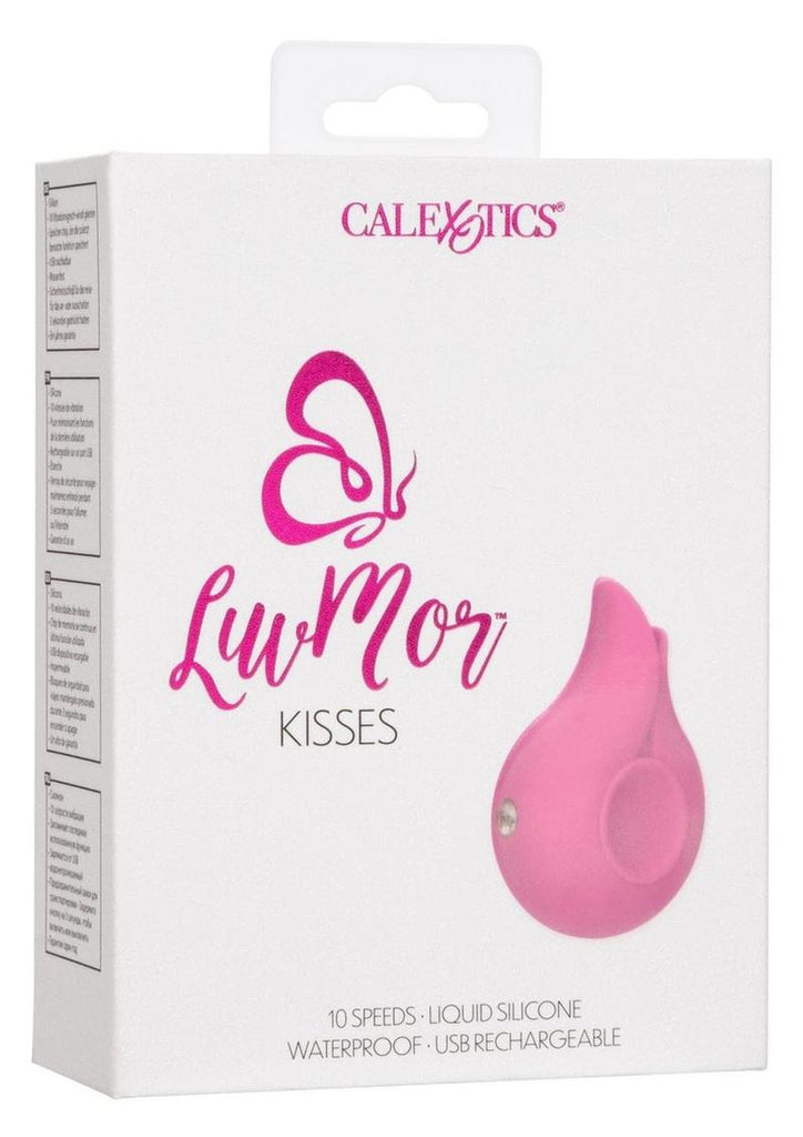 Luvmor Kisses Rechargeable Silicone Vibrator - Pink