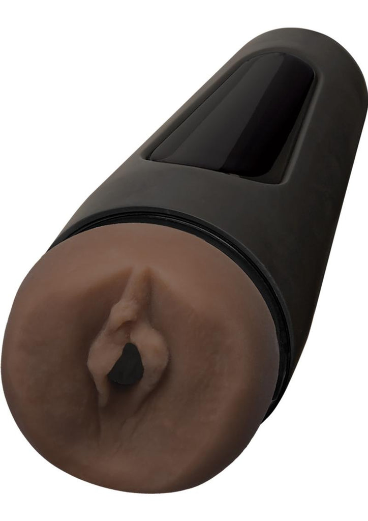 Main Squeeze The Original Ultraskyn Masturbator - Pussy - Black/Chocolate