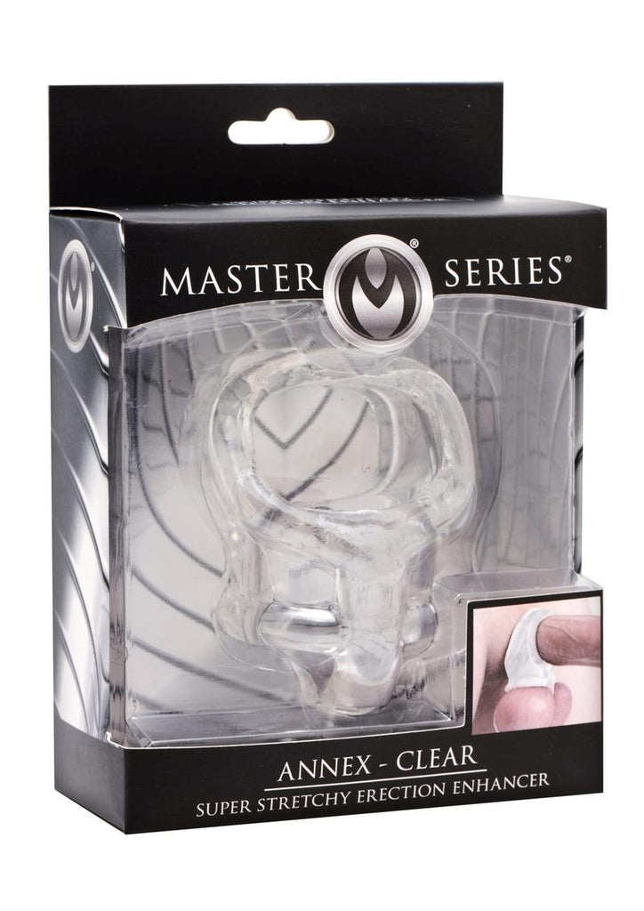 Master Series Annex Clear Super Stretchy Erection Enhancer - Clear