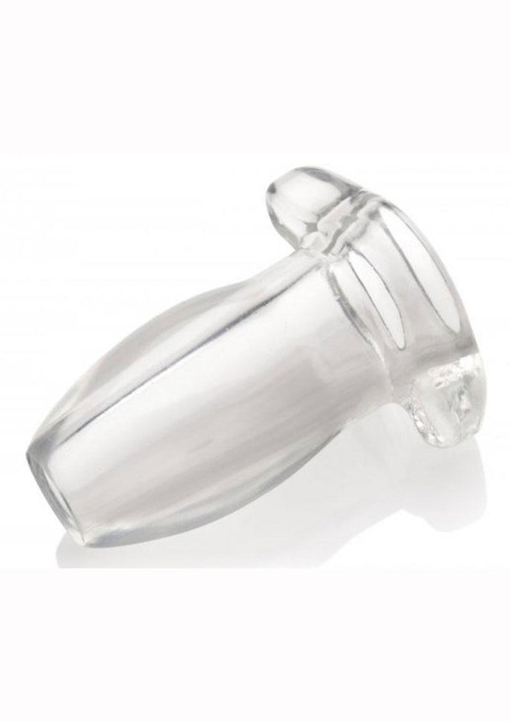 Master Series Gape Glory Clear Hollow Anal Plug - Clear - Large