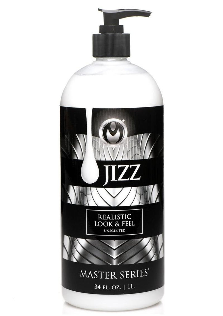 Master Series Jizz Unscented Water Based Lube - 34oz