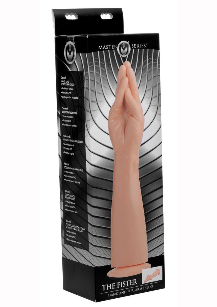 Master Series The Fister Hand and Forearm 15in Dildo - Flesh/Vanilla - XLarge
