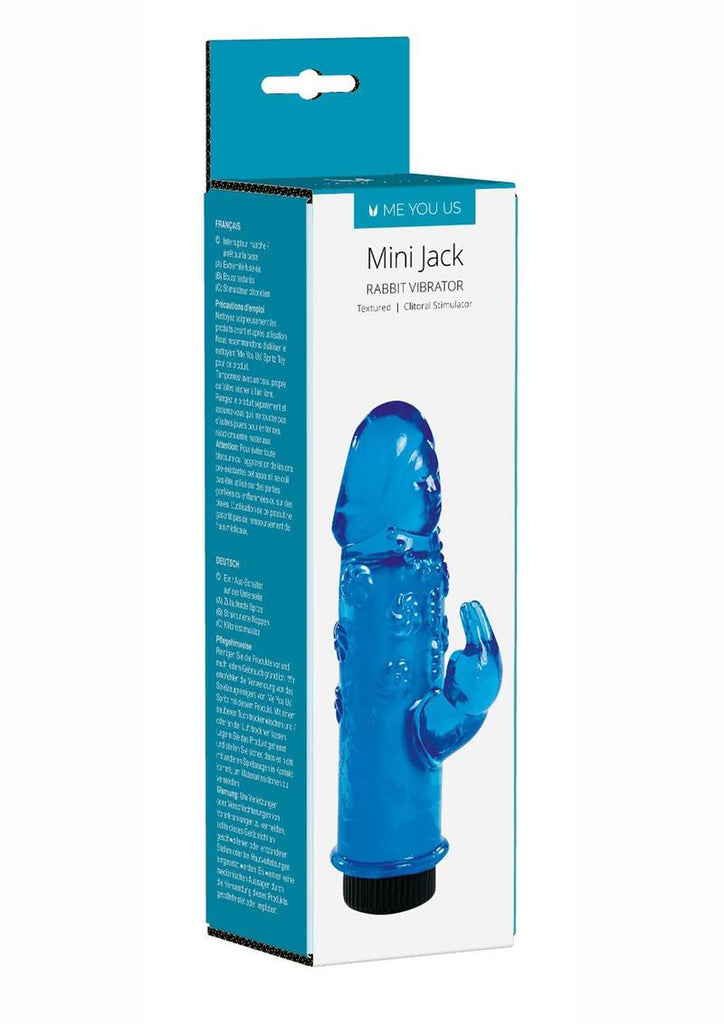 ME YOU US Mini Jack Rabbit Vibrator - Blue - Small
