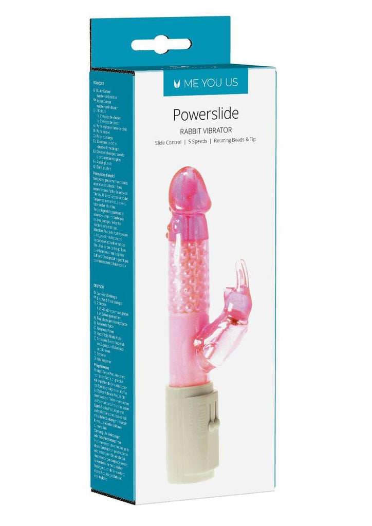 ME YOU US Powerslide Rabbit Vibrator - Pink
