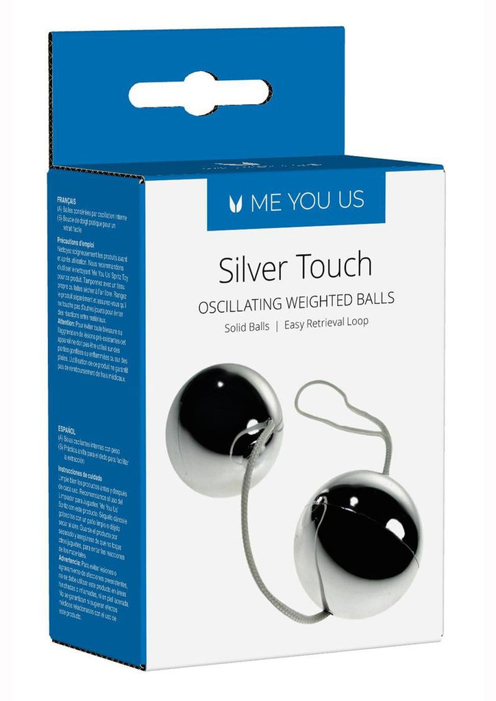 ME YOU US Silver Touch Kegel Love Balls - Silver