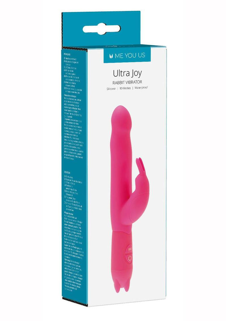 ME YOU US Ultra Joy Silicone Rabbit Vibrator - Pink
