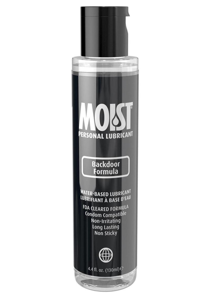 Moist Backdoor Formula Water Based Personal Lubricant - 4.4oz