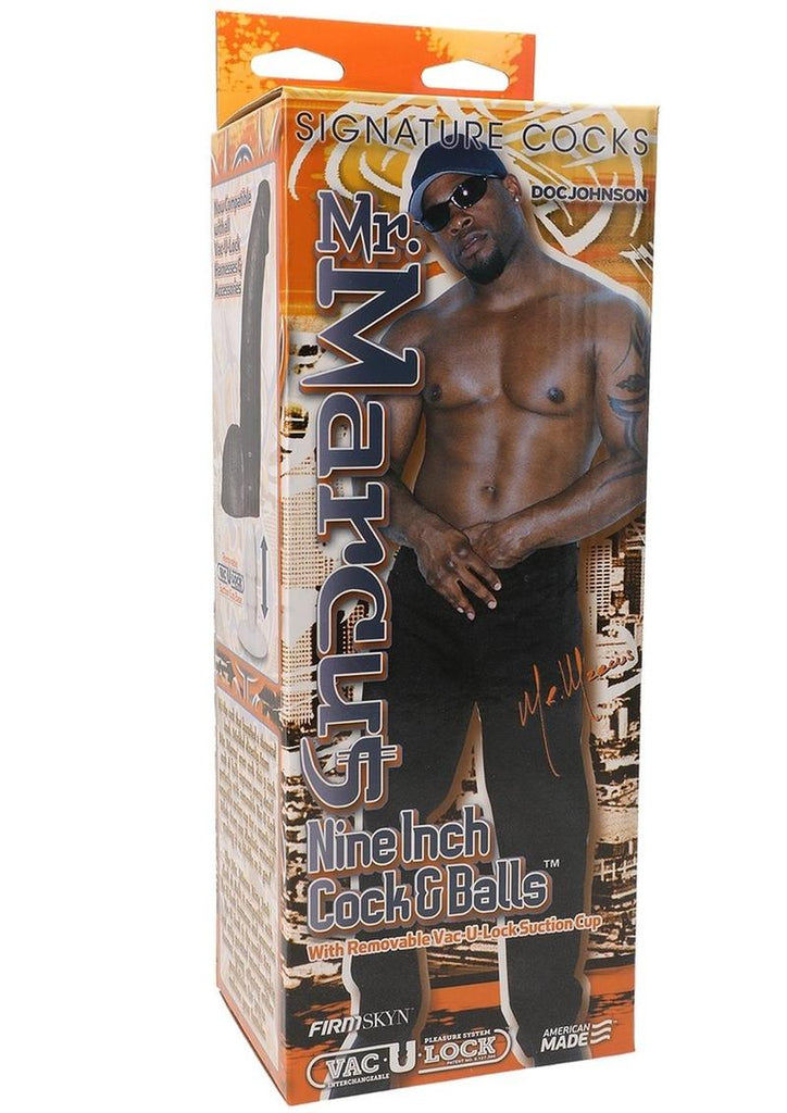Mr. Marcus R5 Cock and Balls - Chocolate - 9in