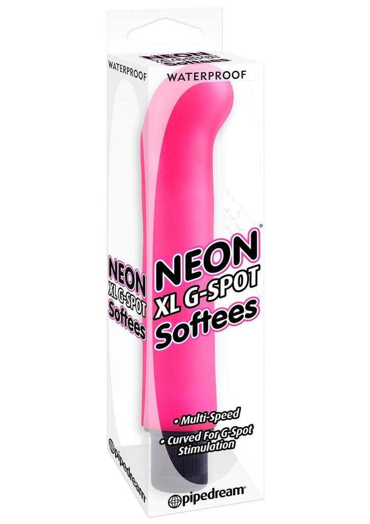 Neon Luv Touch XL G-Spot Softees Vibrator - Pink